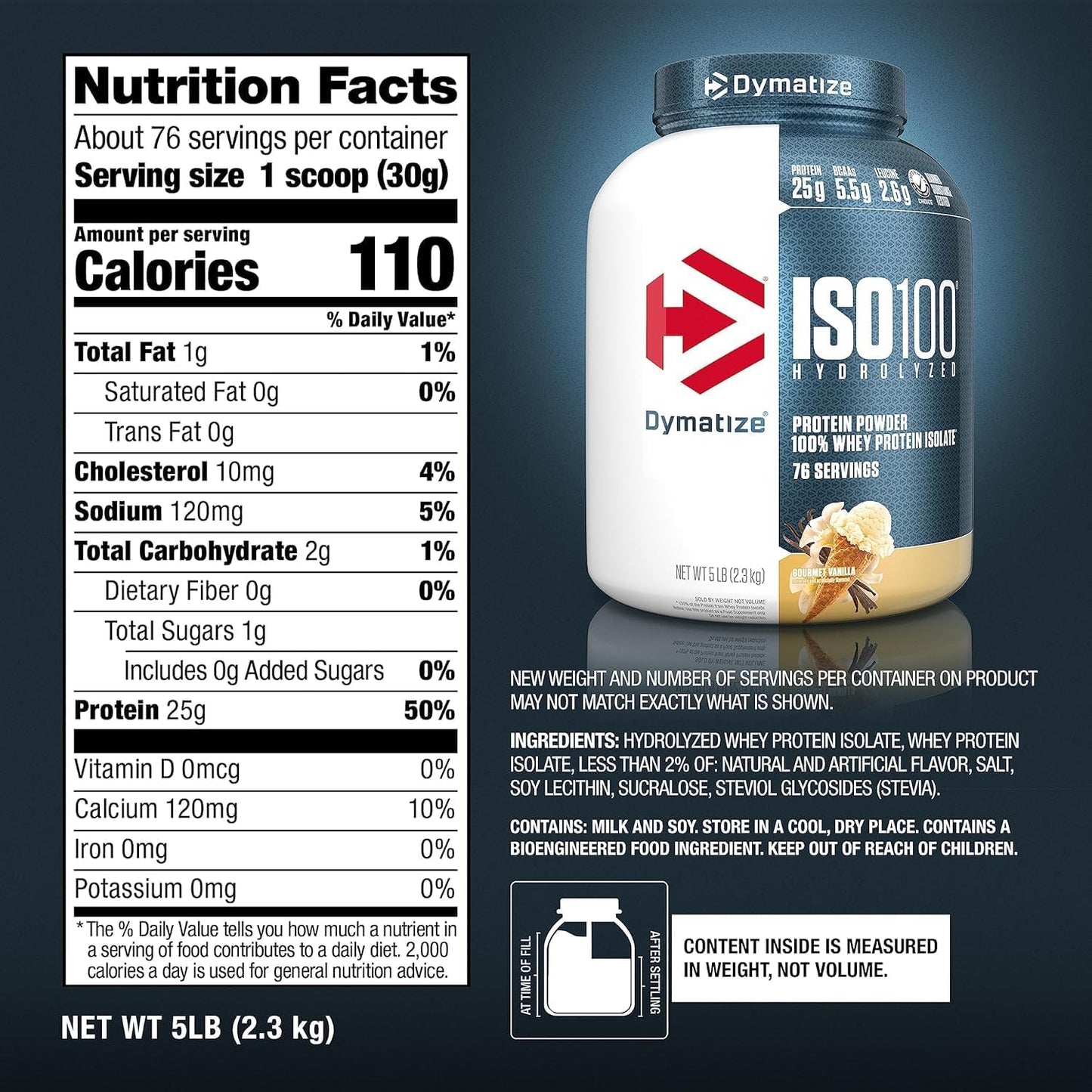 Dymatize Iso100 5lbs
